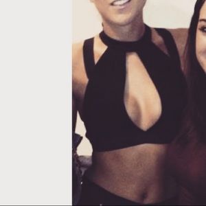 Black Clubbing/Festival Bralette Top